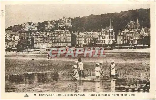 Cartes postales Trouville Reine des Plages Hotel des Roches Noires et les Villas