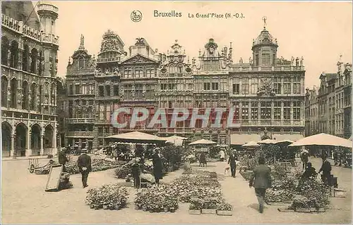 Cartes postales Bruxelles la grand place N O