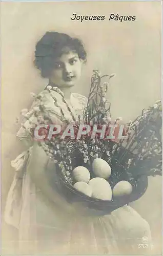 Cartes postales Joyeuses Paques Enfant