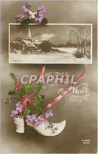Cartes postales Joyeux Noel Santon