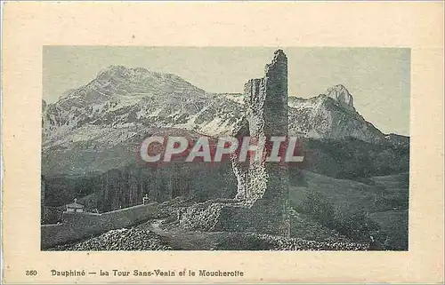Cartes postales Dauphine la tour Sans Venin et le Moucherotte