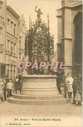 Cartes postales Anvers Puits de Quentin Massijs