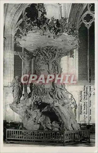 Cartes postales Malines Mechelen Eglise St Rombaut Chaire de Verite