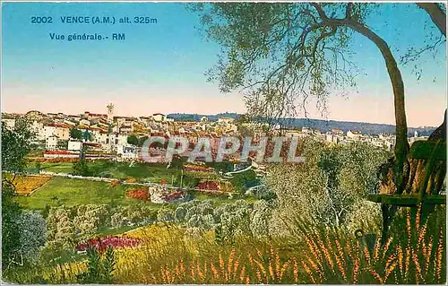 Cartes postales Vence vue generale