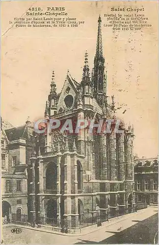 Cartes postales Paris Sainte Chapelle