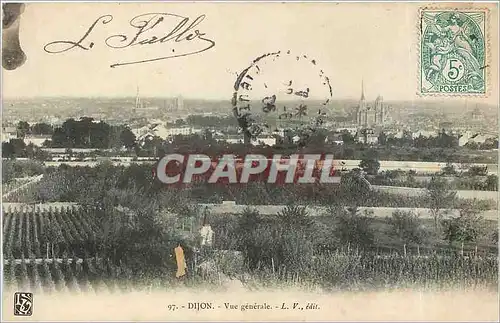 Cartes postales Dijon vue generale
