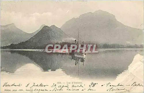 Cartes postales Lac d'Annecy Bateau