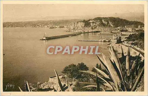 Cartes postales Cote d'Azur Nice Alpes Maritimes vue generale prise de la Moyenne Corniche