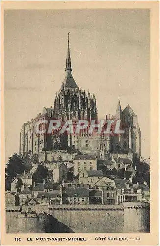Cartes postales Le Mont Saint Michel Cote Sud Est