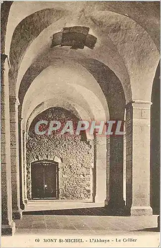 Ansichtskarte AK Mont St Michel l'Abbaye le Cellier