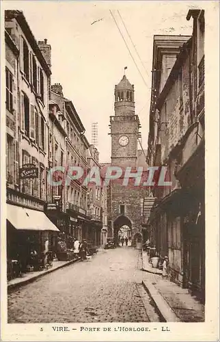 Cartes postales Vire Porte de l'Horloge