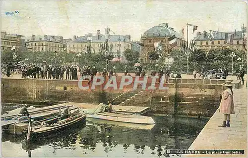 Cartes postales Le Havre la Place Gambetta