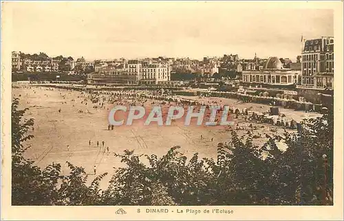 Cartes postales Dinard la Plage de l'Ecluse