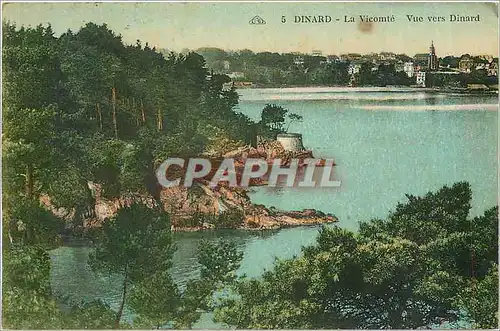 Cartes postales Dinard la Vicomte vue vers Dinard