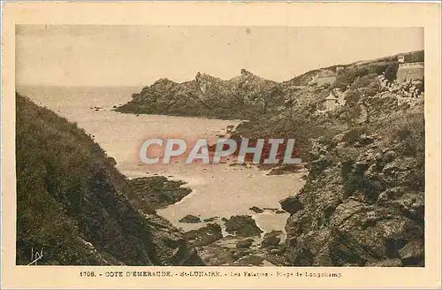 Ansichtskarte AK Cote d'Emeraude St Lunaire plage de Longchemp