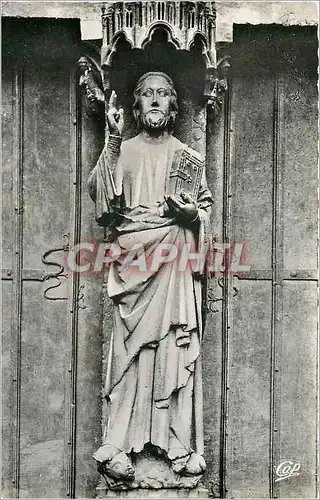 Moderne Karte Cathedrale d'Amiens le Beau dieu