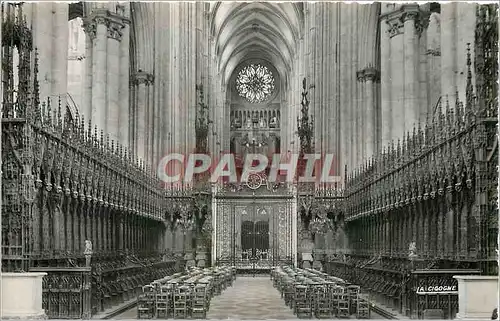 Moderne Karte Amiens Somme la Cathedrale Stalles du Choeur Orgue