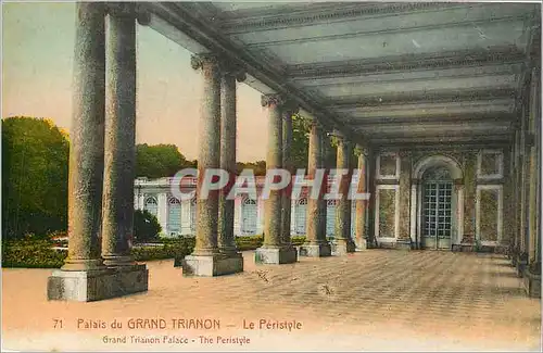 Ansichtskarte AK Palais du Grand Trianon le Peristyle