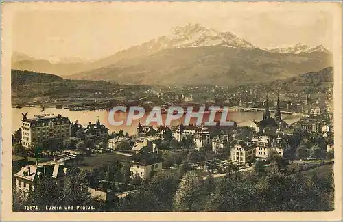 Cartes postales Luzern und pilatus