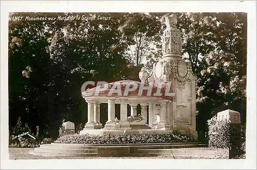 Cartes postales Nancy Monument aux Morts de la Grande Guerre
