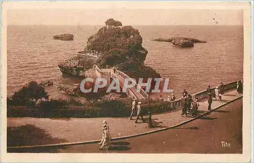 Cartes postales Biarritz Cote Basque le Rocher du Basta