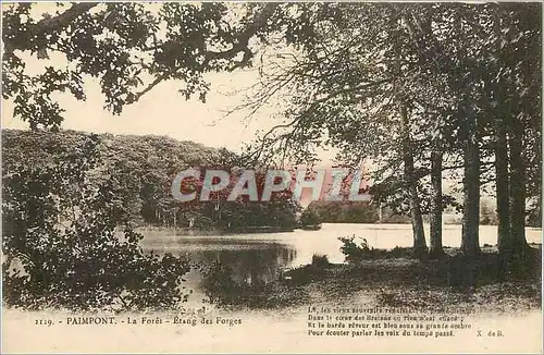 Cartes postales Paimpont la Foret Etang des Forges