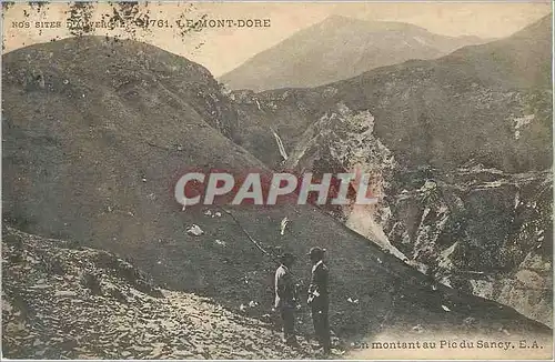 Cartes postales Nos Sites d'Auvergne le Mont Dore en montant au pic du Sancy