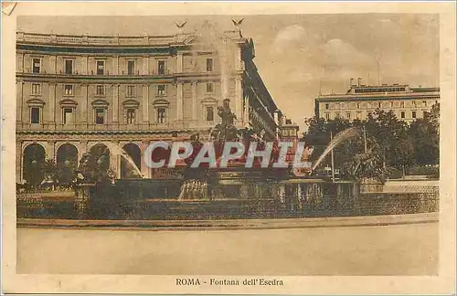 Ansichtskarte AK Roma Fontana dell'Esedra