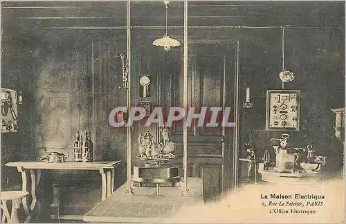 Cartes postales La Maison Electrique Rue le peletier Paris l'Office Electrique
