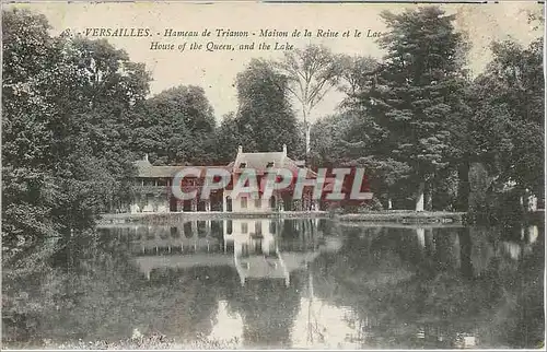 Ansichtskarte AK Versailles Hameau de Trianon Maison de la Reine et le Lac