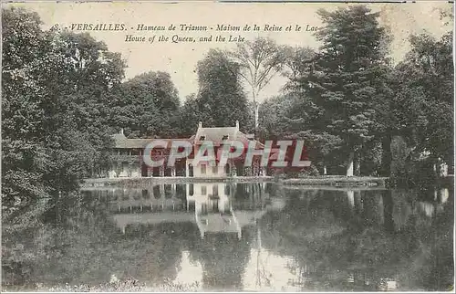 Cartes postales Versailles Hameau de Trianon Maison de la Reine et le Lac