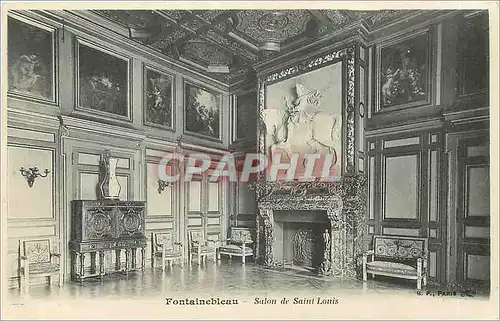 Cartes postales Fontainebleau Salon de Saint Louis