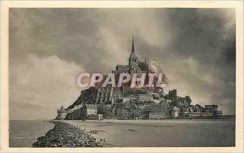 Cartes postales Abbaye du Mont St Michel vue generale Face Sud