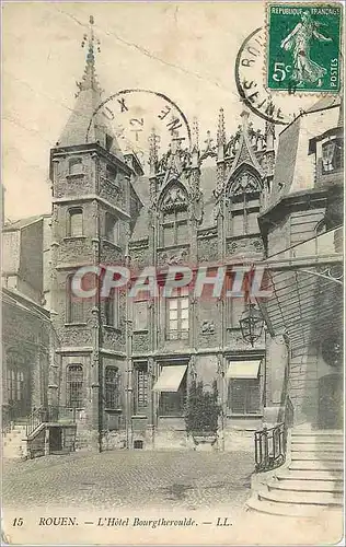 Cartes postales Rouen l'Hotel Bourgtheroulde