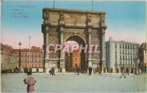 Ansichtskarte AK Marseille l'Arc de triomphe de la Porte d'Aix