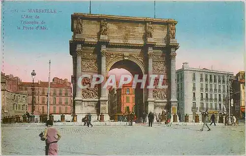 Cartes postales Marseille l'Arc de triomphe de la Porte d'Aix