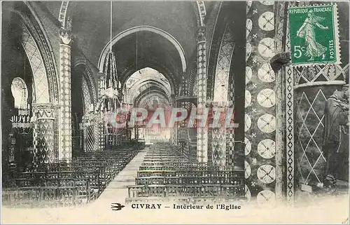 Cartes postales Civray Interieur de l'eglise