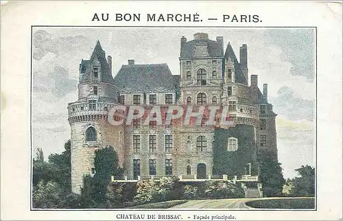 Ansichtskarte AK Chateau de Brissac Facade principale