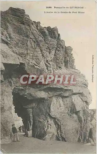 Cartes postales Presqu'ile de Quiberon l'Arche de la grotte de port Blanc