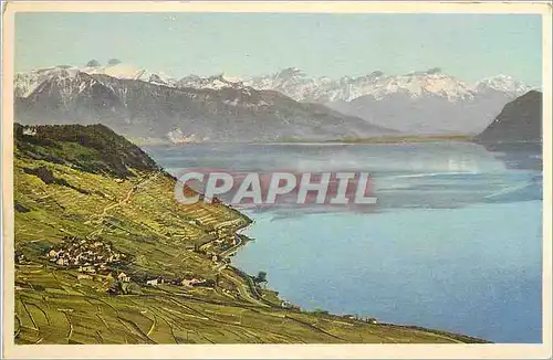 Cartes postales Le Lavaux Lac Leman