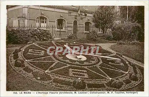 Cartes postales Le Mans l'Horloge fleurie