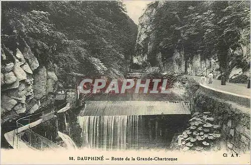 Cartes postales Dauphine Route de la Grande Chartreuse