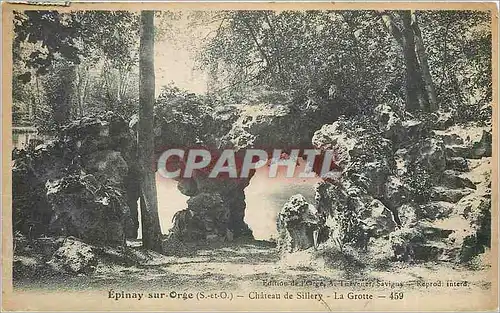 Cartes postales Epinay sur Orge S et O Chateau de Sillery la Grotte