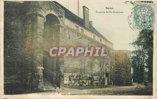 Ansichtskarte AK Sens Enceinte Gallo Romaine