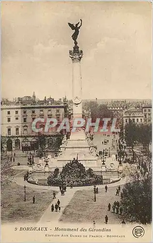 Cartes postales Bordeaux Monument des Girondins