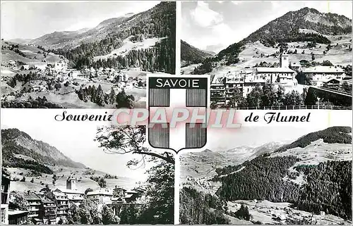 Cartes postales Flumet vue generale vue generale et les Aravis Pont de Bellecombe St Nicolas la Chapelle