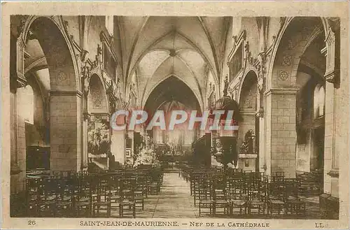 Cartes postales Saint Jean de Maurienne Nef de la Cathedrale