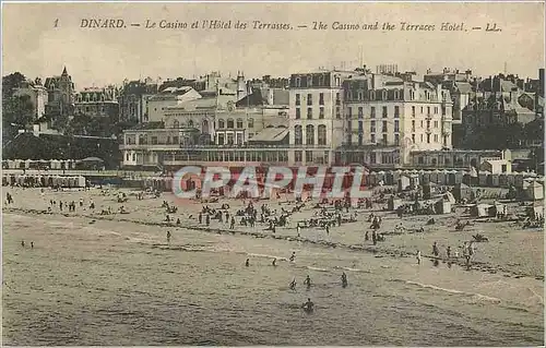 Ansichtskarte AK Dinard le Casino et l'hotel des Terrasses