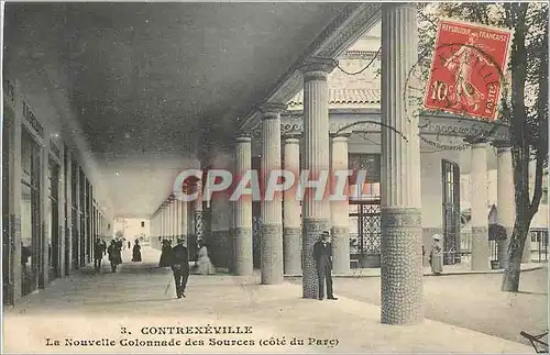 Cartes postales Contrexeville la nouvelle Golonnade des Sources cote du Parc