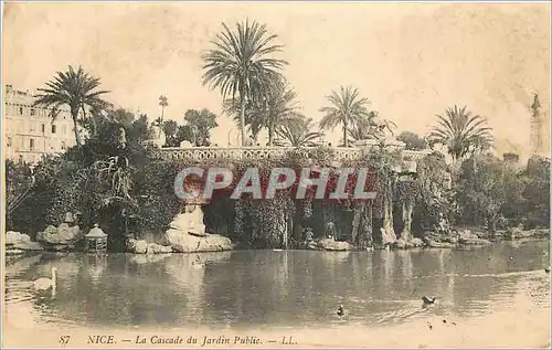 Cartes postales Nice la Cascade du Jardin Public